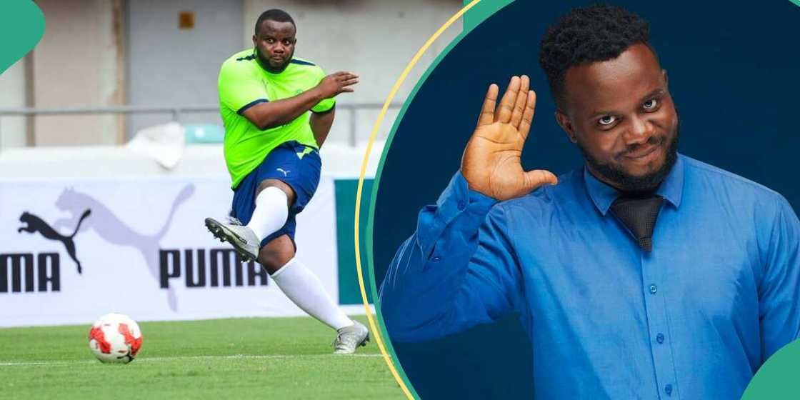 Sabinus plays at charity match. Sabinus plays at charity match.