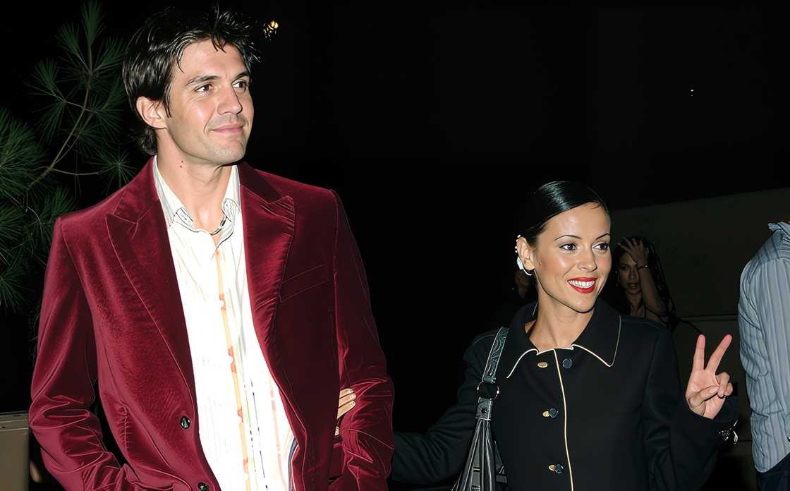 Barry Zito and Alyssa Milano arrive for the Esquire House Rock the Vote party. Barry Zito and Alyssa Milano arrive for the Esquire House Rock the Vote party.