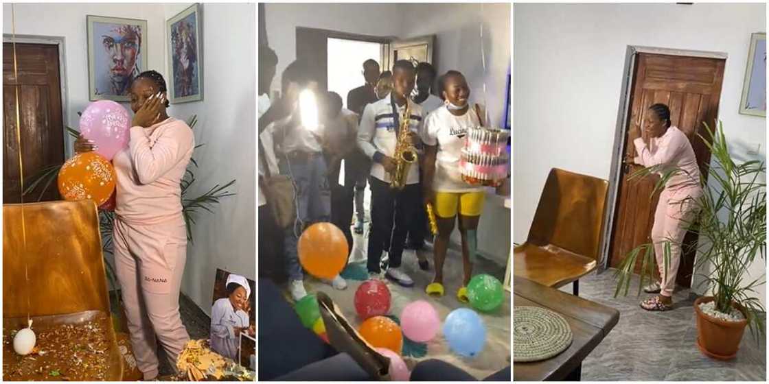 BBNaija Lucy shares video as fans surprise her with money cake on her birthday BBNaija Lucy shares video as fans surprise her with money cake on her birthday