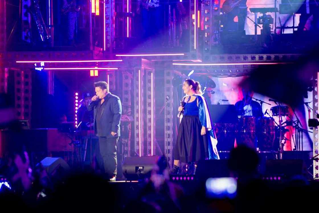 Éric Lapointe et Mariana Mazza
Photo : Isabelle Hamel Blouin/NurPhoto via Getty Images Éric Lapointe et Mariana Mazza
Photo : Isabelle Hamel Blouin/NurPhoto via Getty Images