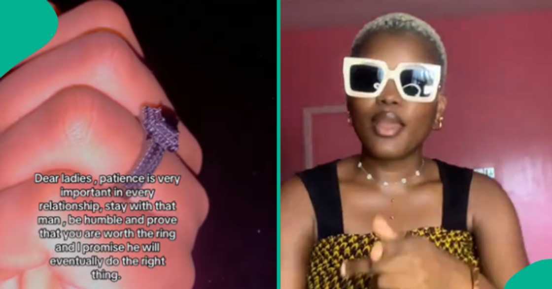 Mum of three children advises ladies to be patient with their partners and not seek marriage desperately. Mum of three children advises ladies to be patient with their partners and not seek marriage desperately.
