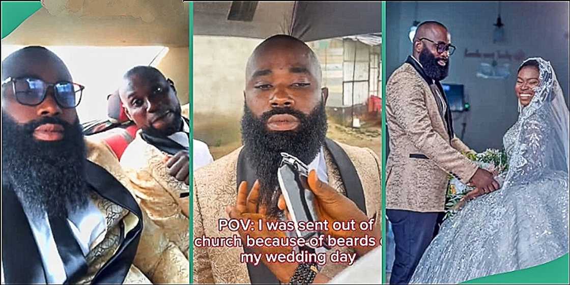 Groom sent out of wedding because of full beards