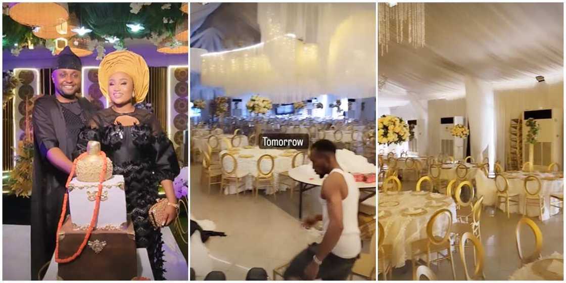 Isreal DMW's white wedding venue