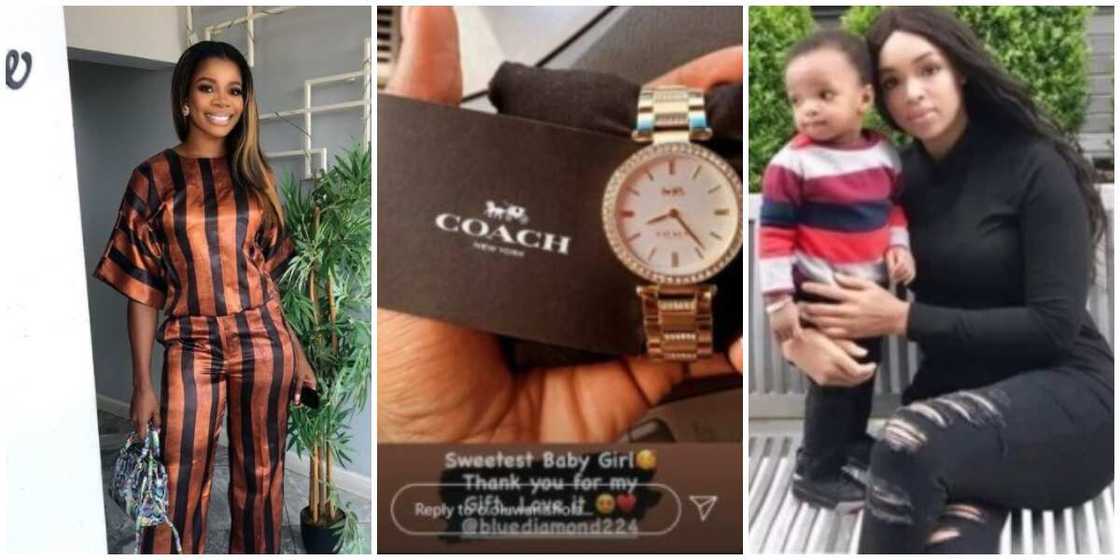 Wizkid’s second baby mama gifts first baby mama luxury wristwatch Wizkid’s second baby mama gifts first baby mama luxury wristwatch
