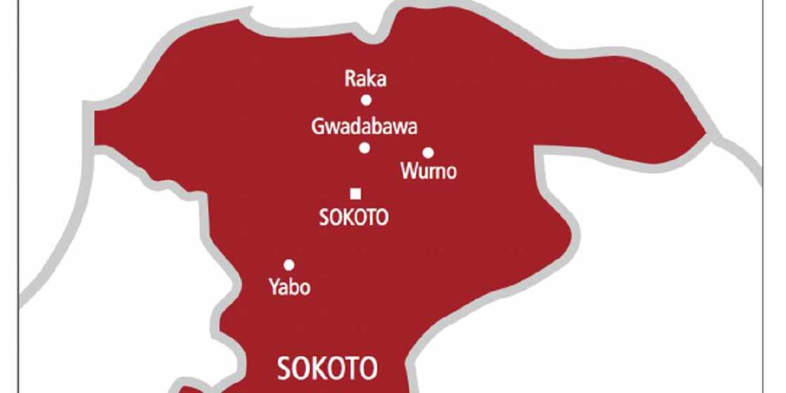 Taswirar jihar Sokoto da ke arewa maso yamma