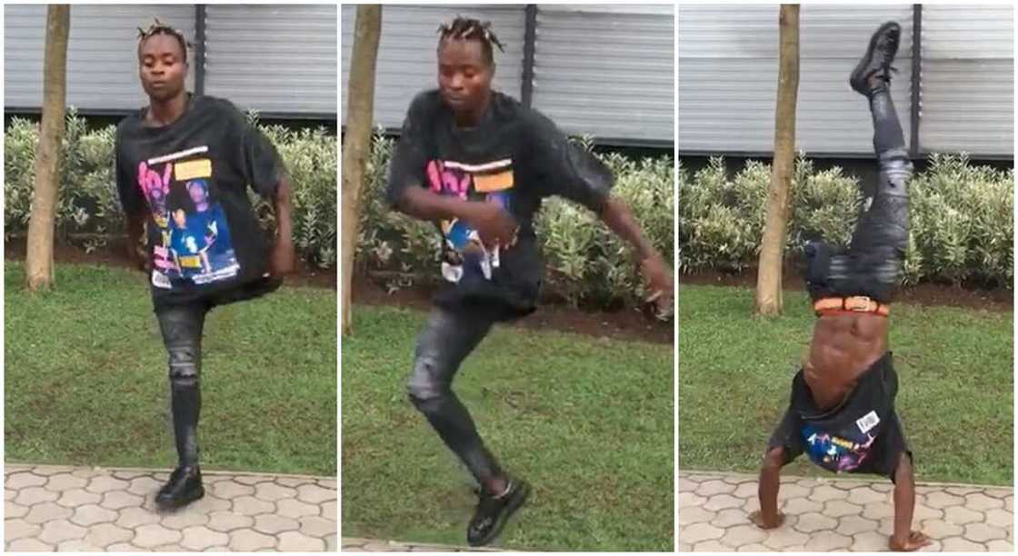 Photos of a physically challenged man dancing. Photos of a physically challenged man dancing.