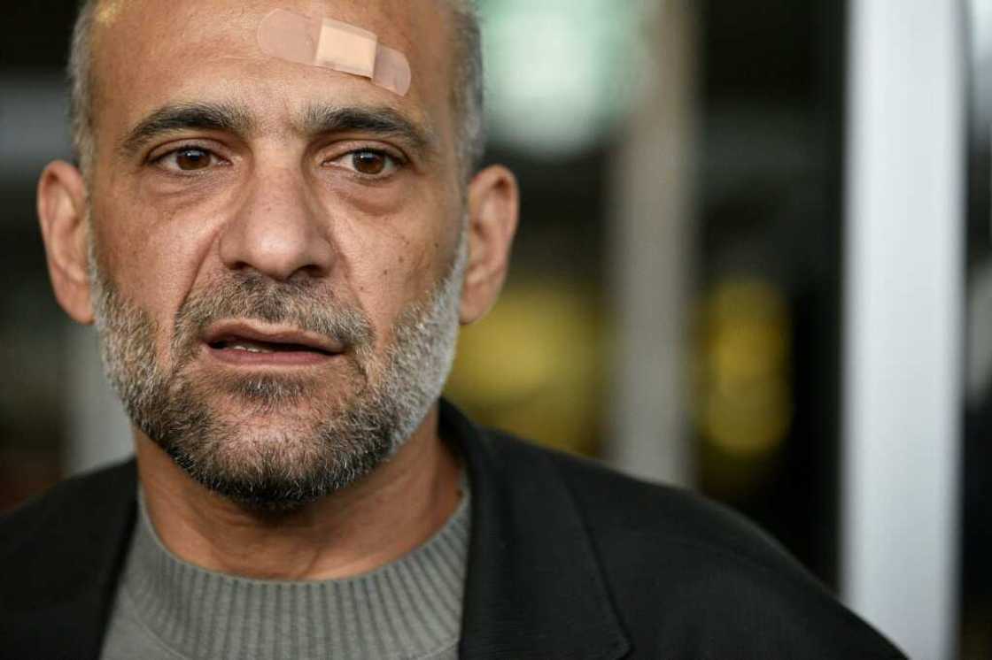 Palestinian activist Ramy Shaath, pictured at Roissy-Charles de Gaulle airport in France on January 8, 2022 Palestinian activist Ramy Shaath, pictured at Roissy-Charles de Gaulle airport in France on January 8, 2022