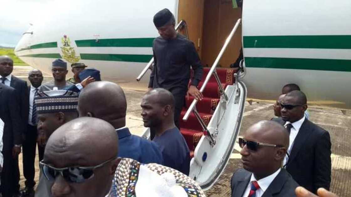 Daurin auren Yusuf Buhari: Yemi Osinbajo ya dira garin Kano Daurin auren Yusuf Buhari: Yemi Osinbajo ya dira garin Kano