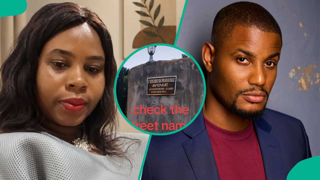 Reactions as lady shares observation concerning name of Alexx Ekubo's street in his hometown ahead of his burial