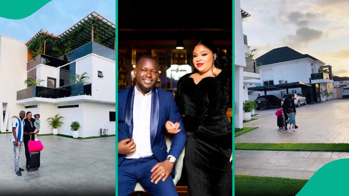 Nollywood couple Bimbo and Okiki Afolayan's mansion. Nollywood couple Bimbo and Okiki Afolayan's mansion.