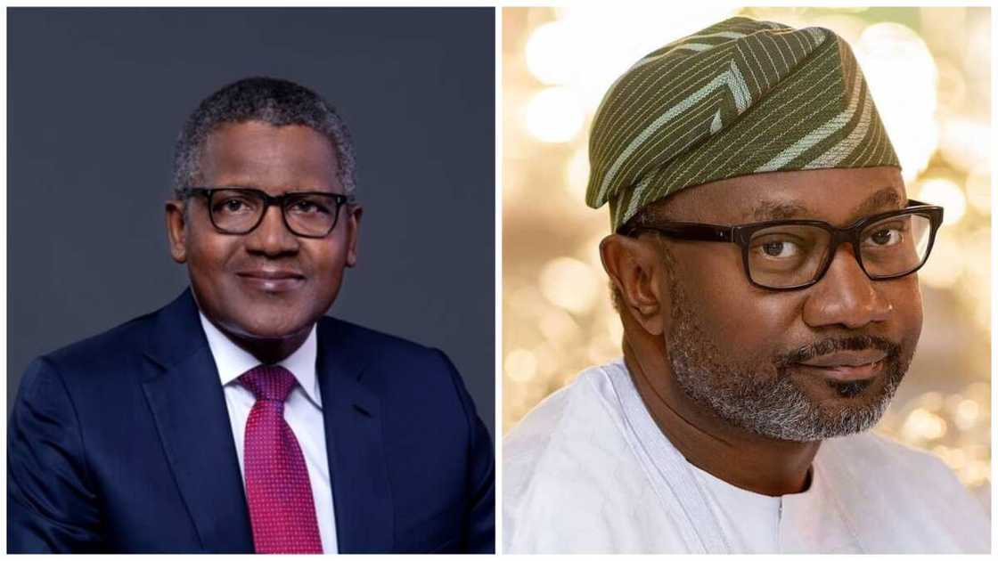 Aliko Dangote, Femi Otedola, African Billionaires, South Africa Investment Conference Aliko Dangote, Femi Otedola, African Billionaires, South Africa Investment Conference