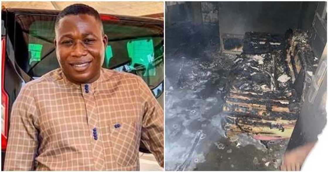 Sunday Igboho claims some Yorubas supported arsonists who razed his house Sunday Igboho claims some Yorubas supported arsonists who razed his house