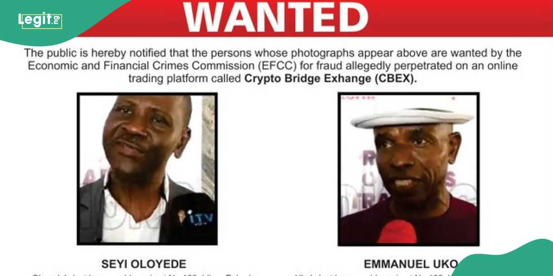 EFCC takes action, declares 4 persons wanted over CBEX scam EFCC takes action, declares 4 persons wanted over CBEX scam