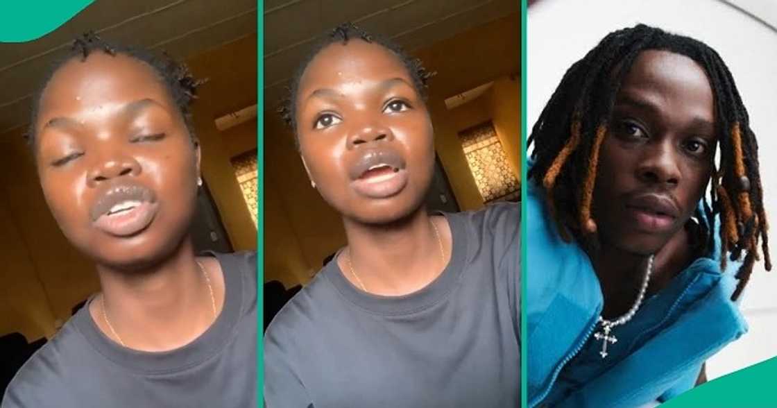 Lady displays huge credit alert from Fireboy DML after soliciting funds for Masters abroad Lady displays huge credit alert from Fireboy DML after soliciting funds for Masters abroad