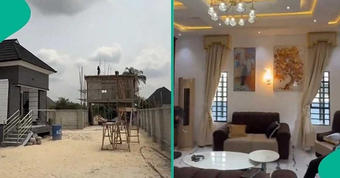 Nigerian man finally completes building project Nigerian man finally completes building project
