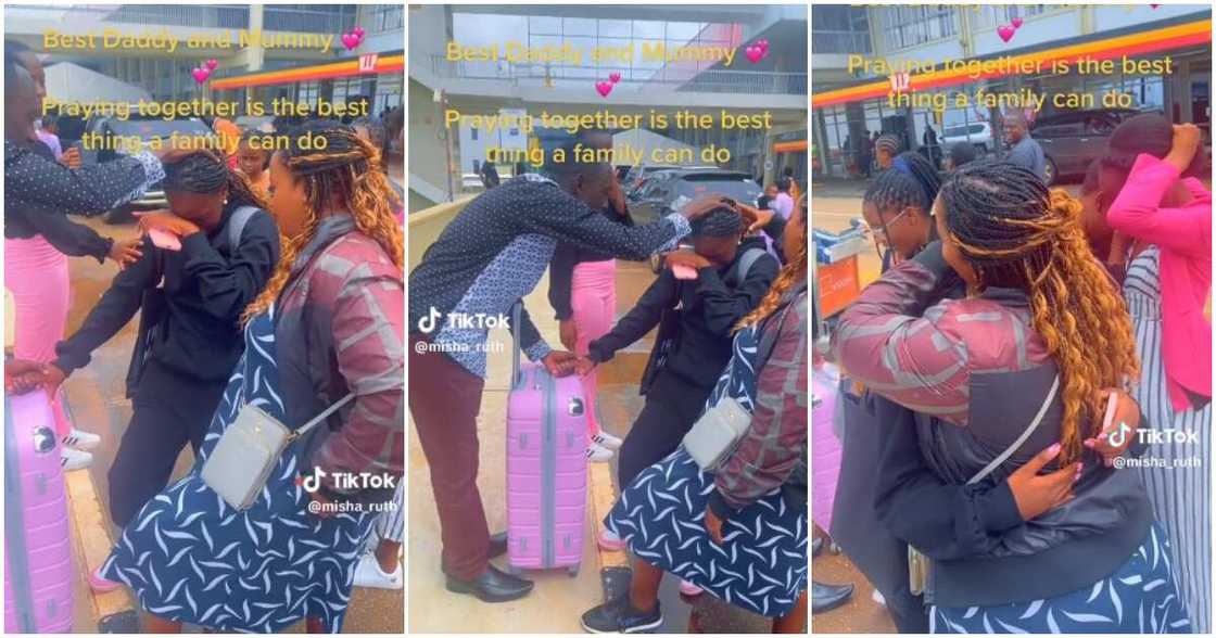 Mum and dad, pray for their daughter