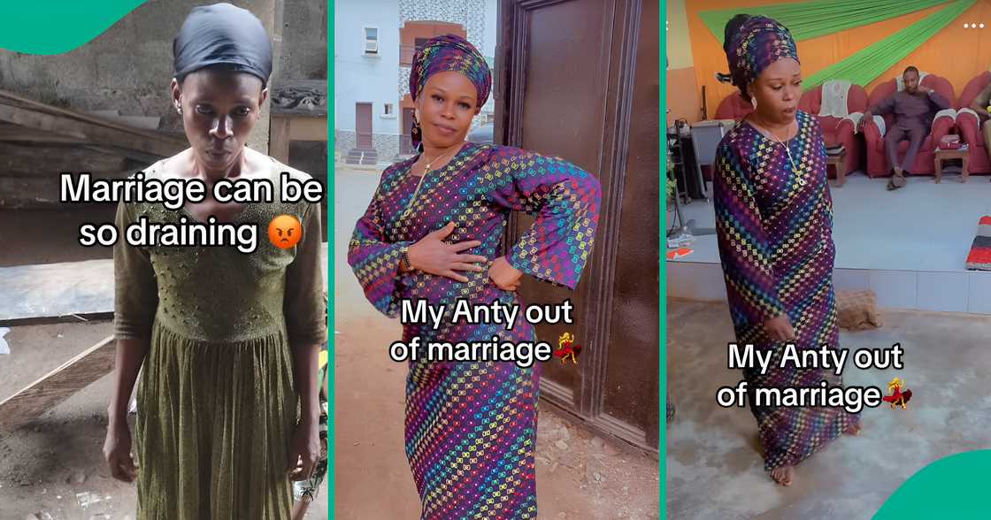 Woman transforms after leaving her husband's house. Woman transforms after leaving her husband's house.