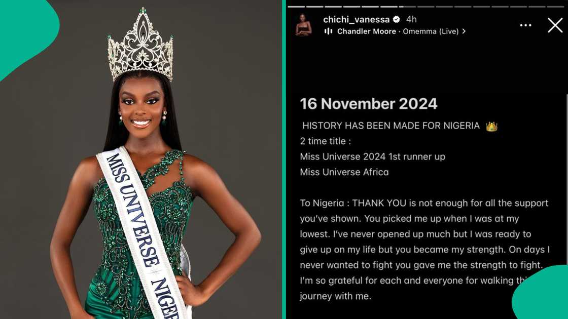 Chidimma Adetshina appreciates Nigerians. Chidimma Adetshina appreciates Nigerians.