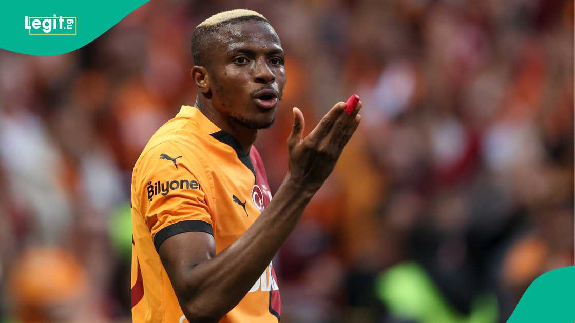 Victor Osimhen, Galatasaray, Kayserispor, Rams Park, Istanbul, Turkiye, Super Lig. Victor Osimhen, Galatasaray, Kayserispor, Rams Park, Istanbul, Turkiye, Super Lig.