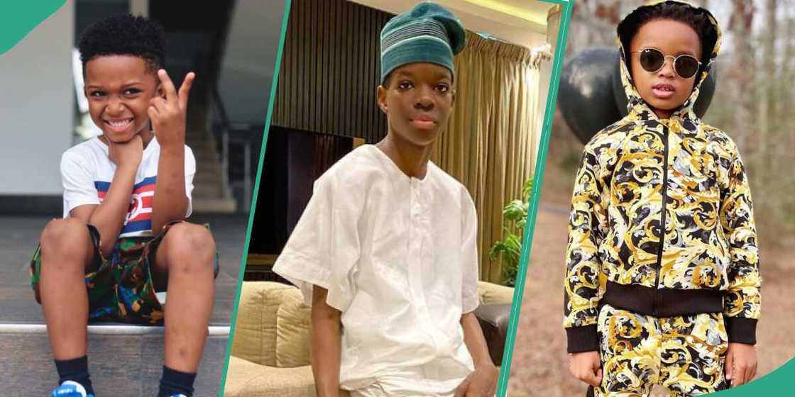 Wizkid's sons Zion, Tife, Ayo Wizkid's sons Zion, Tife, Ayo