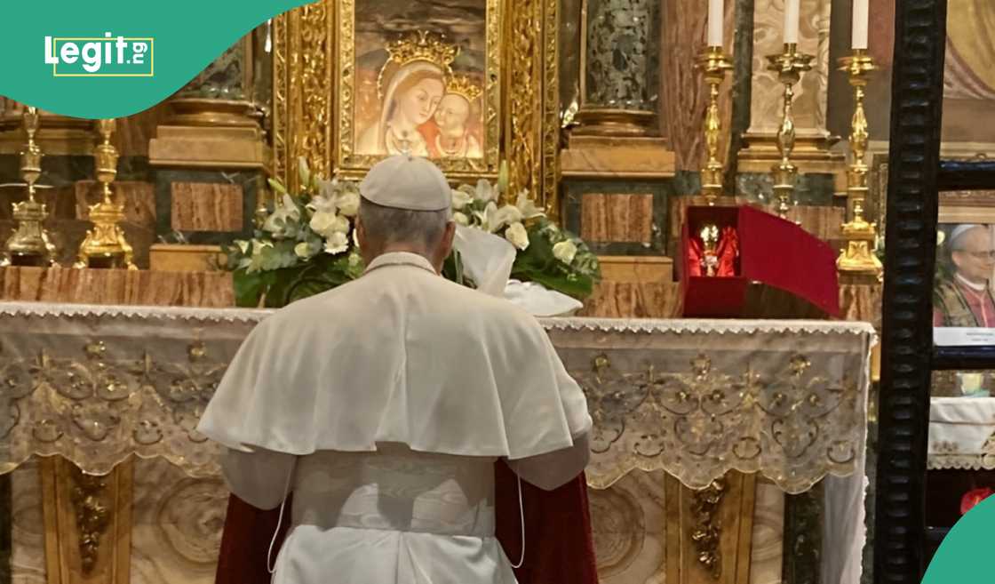 Pope Leo XIV celebrated Mass in the community chapel of the General Curia of the Augustinians, before joining the brothers for lunch Pope Leo XIV celebrated Mass in the community chapel of the General Curia of the Augustinians, before joining the brothers for lunch
