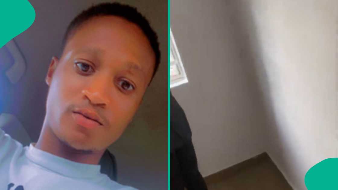 A Nigerian man rejected a small apartment shown to him in Ibadan. A Nigerian man rejected a small apartment shown to him in Ibadan.