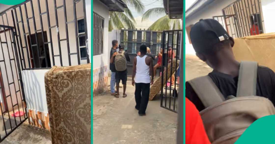 Man reportedly catches his girlfriend with another man. Man reportedly catches his girlfriend with another man.