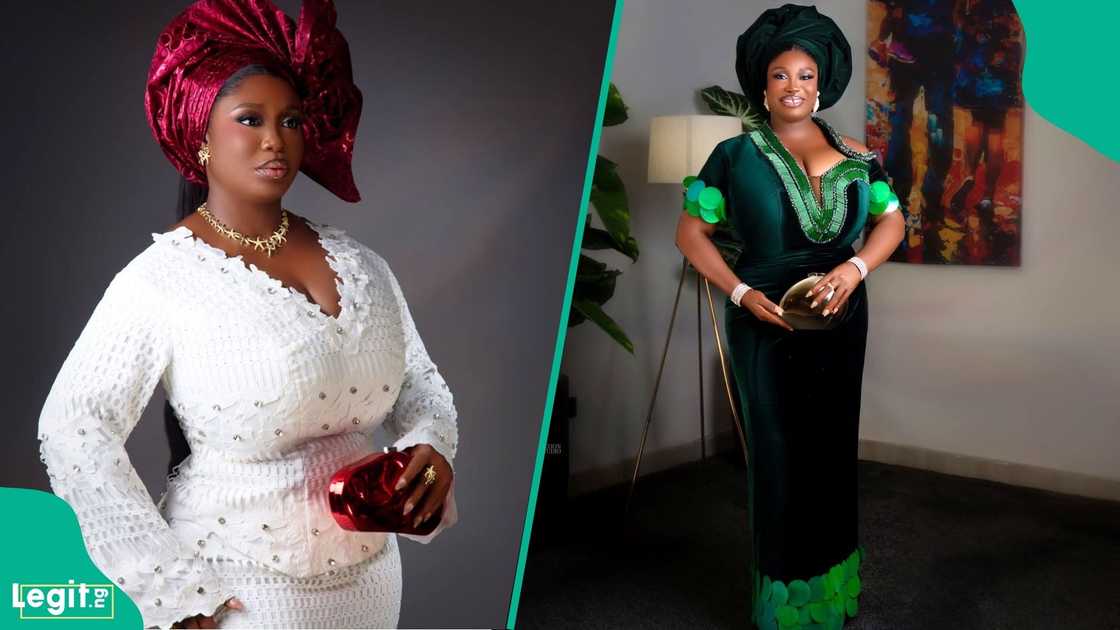 Nigerian actress Damilola Oni sparks online debate over her revealing premiere outfit