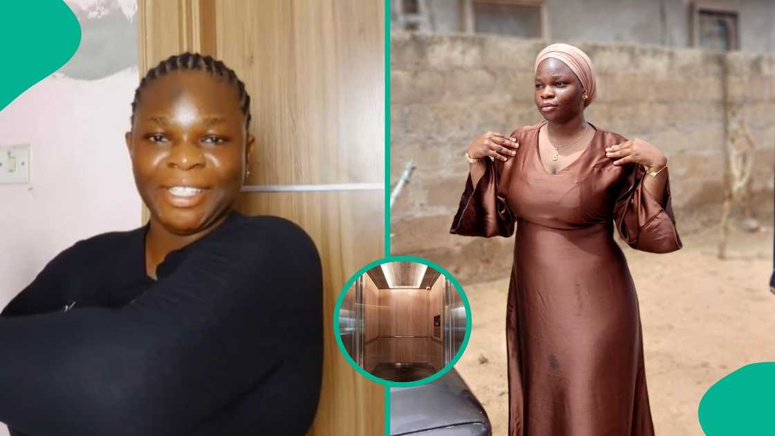 A Nigerian lady has shared her experience entering elevator for the first time A Nigerian lady has shared her experience entering elevator for the first time