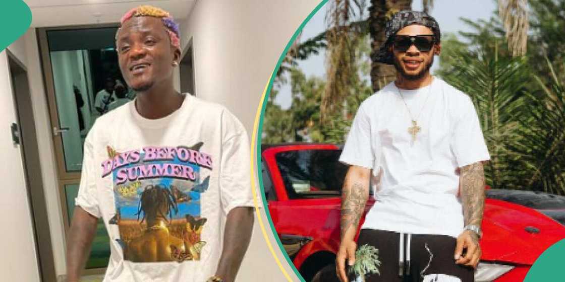 Singer Portable and dancer Poco Lee Singer Portable and dancer Poco Lee