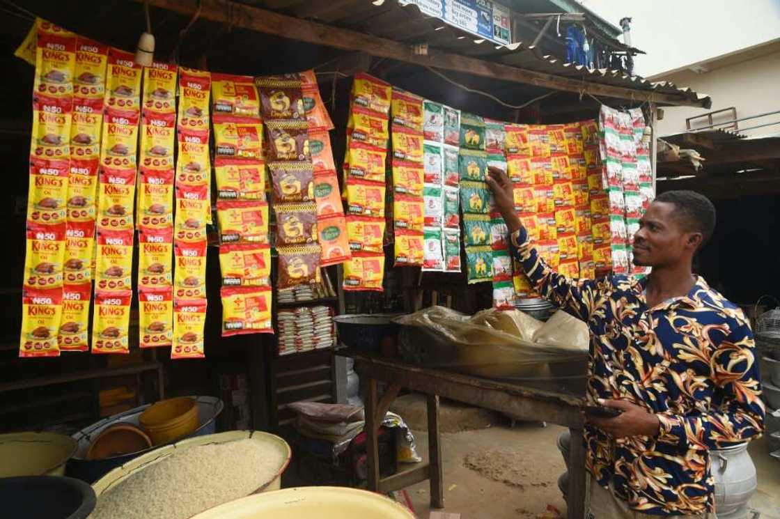 Nigerians struggling to manage high costs of living are turning to smaller packets of products Nigerians struggling to manage high costs of living are turning to smaller packets of products