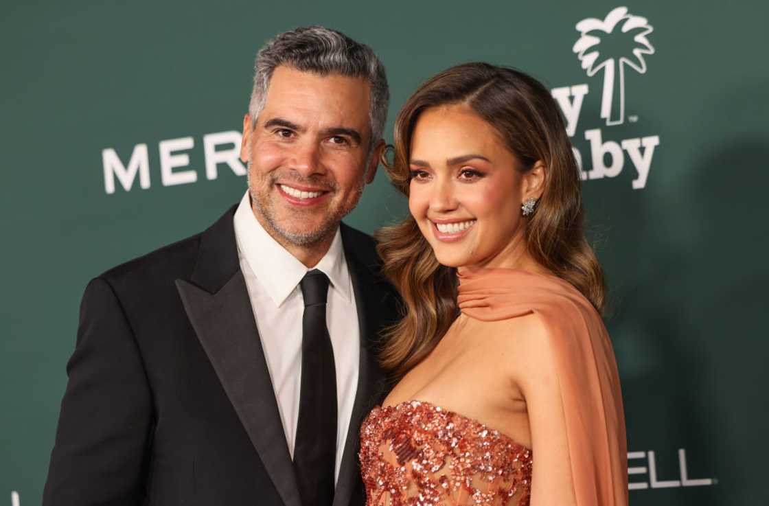 Cash Warren and Jessica Alba in West Hollywood, California Cash Warren and Jessica Alba in West Hollywood, California