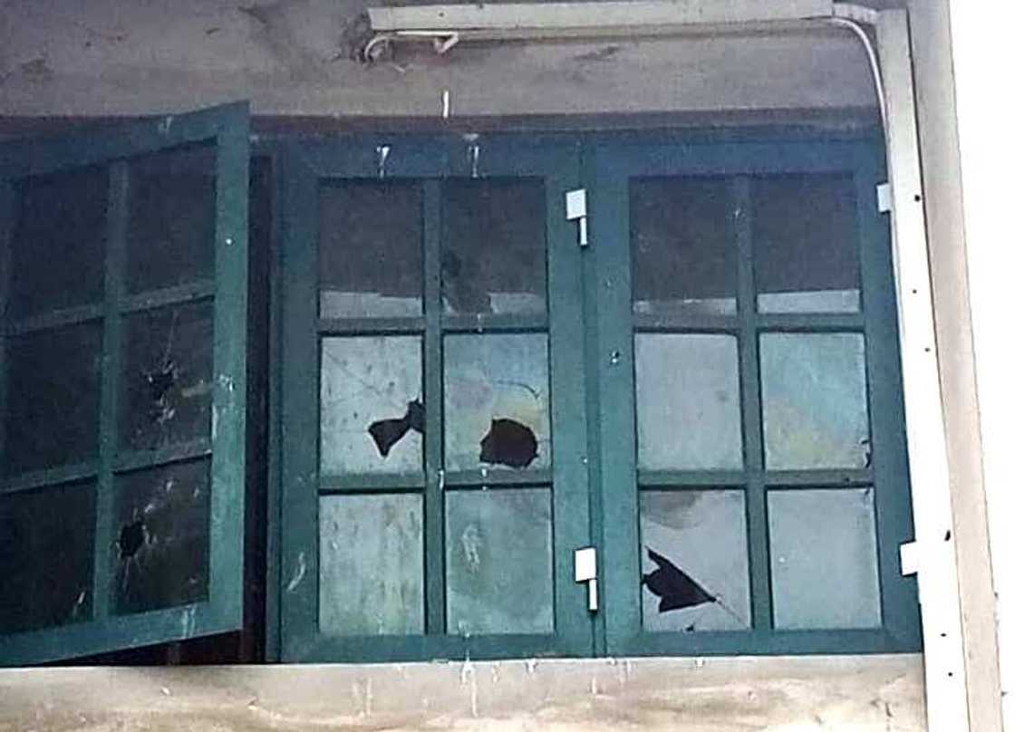 Barnar da maharan suka yi. Barnar da maharan suka yi.