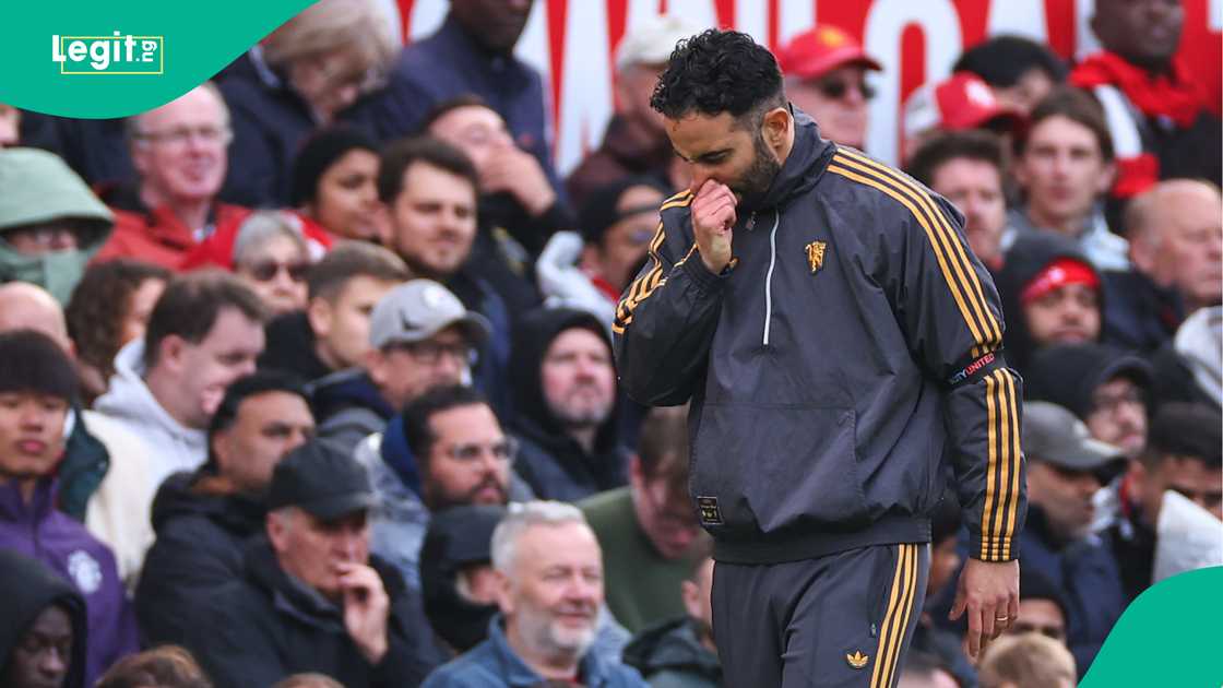 Ruben Amorim, Manchester United, Sunderland, Old Trafford, England, Premier League. Ruben Amorim, Manchester United, Sunderland, Old Trafford, England, Premier League.