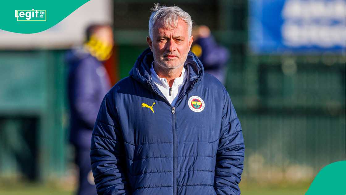 Jose Mourinho, Fenerbahce, Can Bartu training facilities, Istanbul, Turkiye, racism, Galatasaray. Jose Mourinho, Fenerbahce, Can Bartu training facilities, Istanbul, Turkiye, racism, Galatasaray.