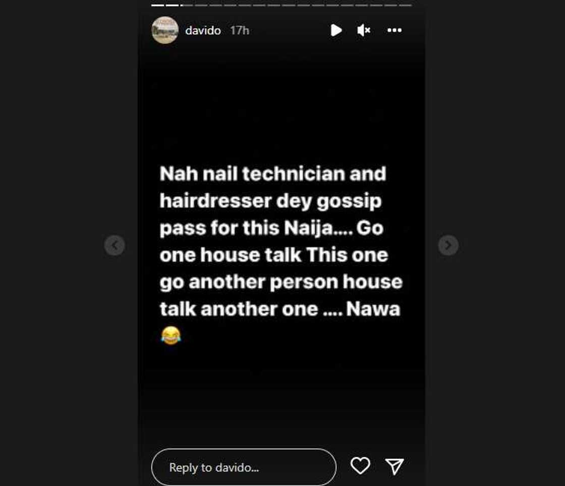 Davido, nail technicians and hairdressers. Davido, nail technicians and hairdressers.