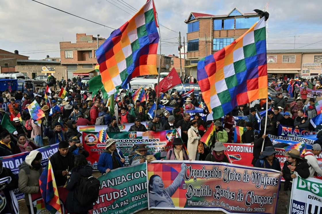 Supporters of Bolivian ex-president Evo Morales are angry about economic hardship