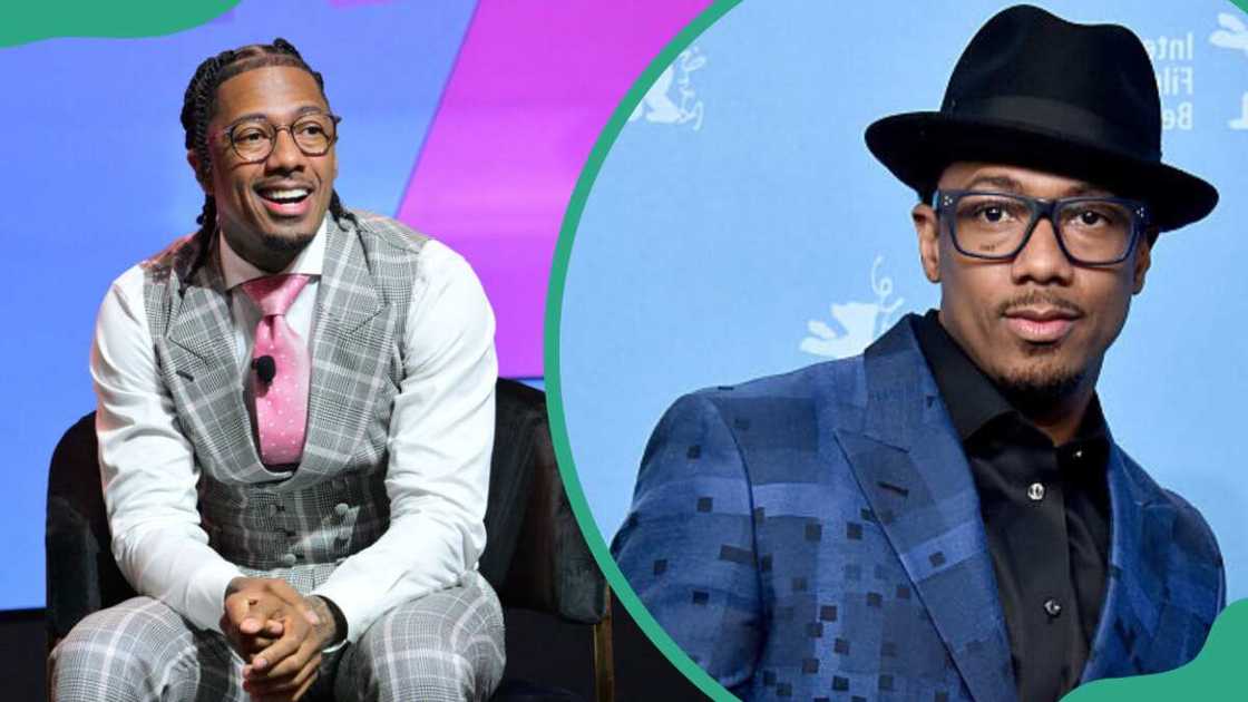 Nick Cannon at Southern Exchange Ballrooms in Atlanta, Georgia (L). Nick Cannon at the Grand Hyatt Hotel in Berlin, Germany (R). Nick Cannon at Southern Exchange Ballrooms in Atlanta, Georgia (L). Nick Cannon at the Grand Hyatt Hotel in Berlin, Germany (R).