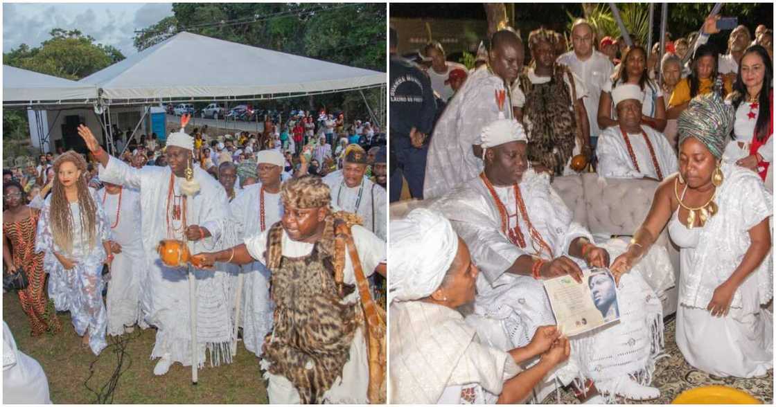 Ooni Ogunwusi in Brazil