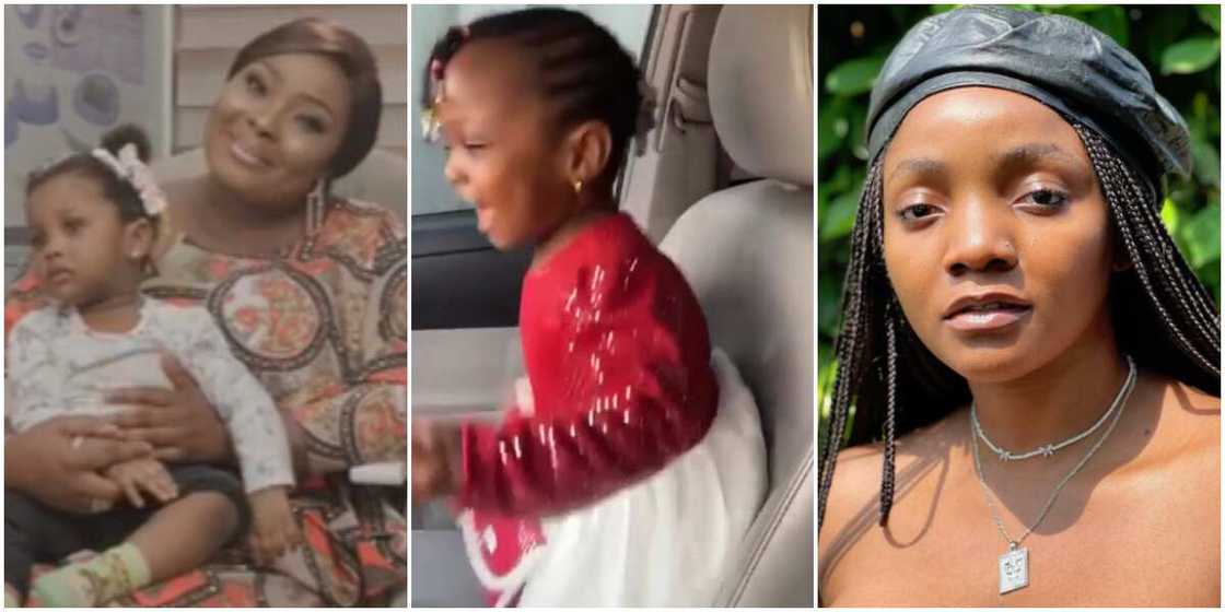 Actress Ronke Odusanya Shares Adorable Video of 16-Month-Old Daughter Passionately Singing Simi's Duduke Actress Ronke Odusanya Shares Adorable Video of 16-Month-Old Daughter Passionately Singing Simi's Duduke