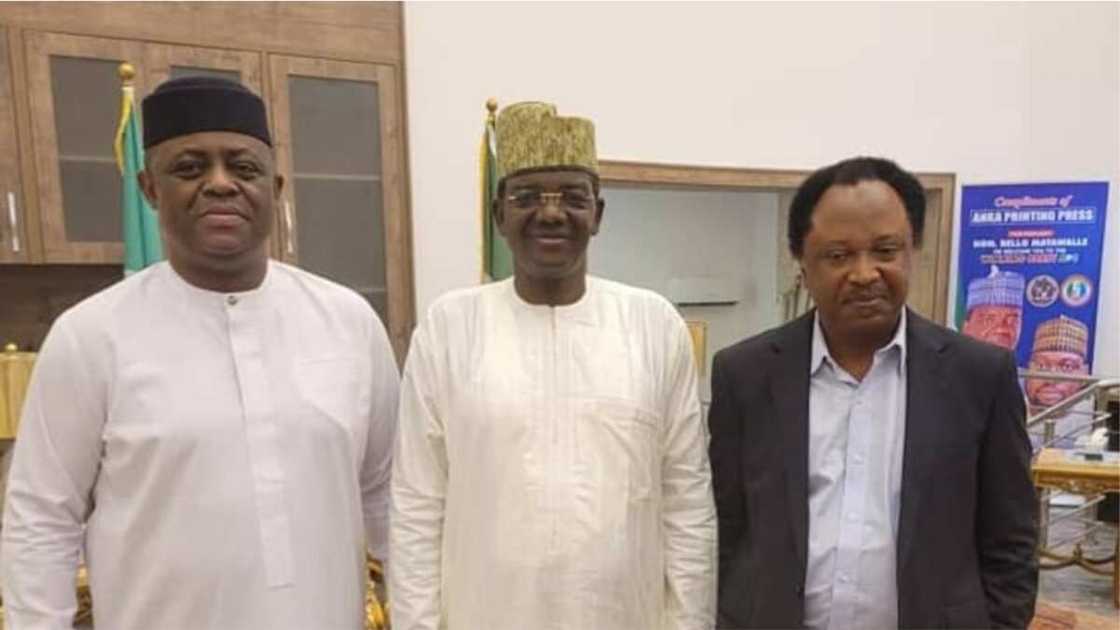 Fani-Kayode, Shehu Sani Visit Governor Matawalle in Abuja