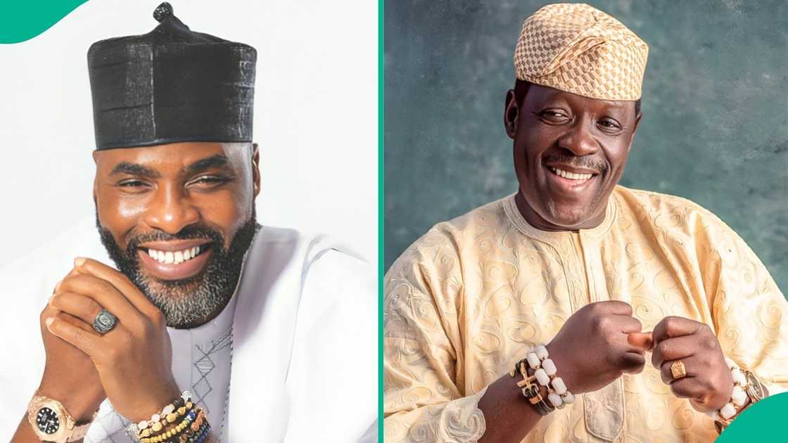 Late Yoruba actor Taiwo Hassan Ogogo and Ibrahim Chatta share a father-son-like moment in old video Late Yoruba actor Taiwo Hassan Ogogo and Ibrahim Chatta share a father-son-like moment in old video
