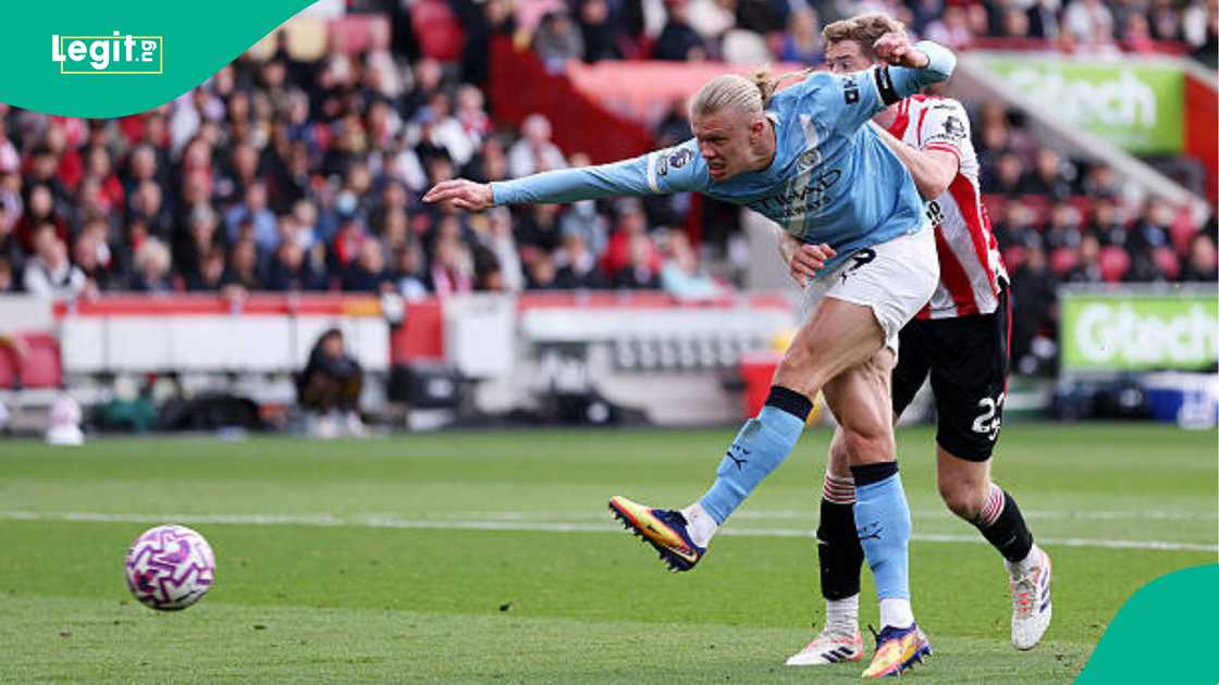 Erling Haaland, Manchester City, Premier League, Brentford