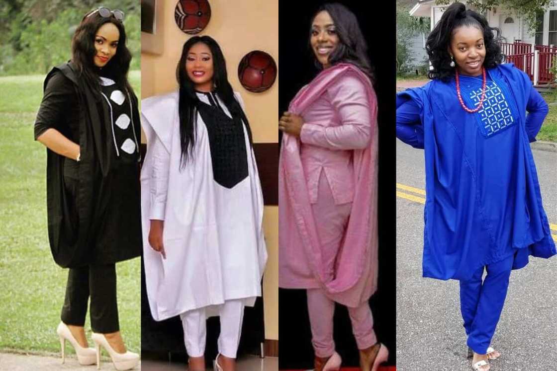 Female agbada style best sale