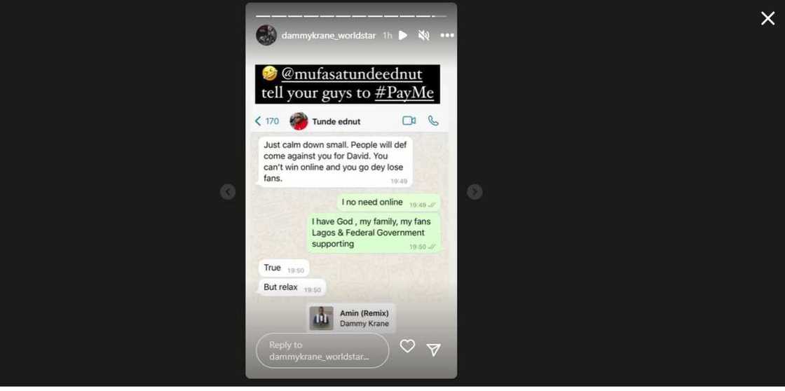 davido, dammy krane, Tunde Ednut davido, dammy krane, Tunde Ednut