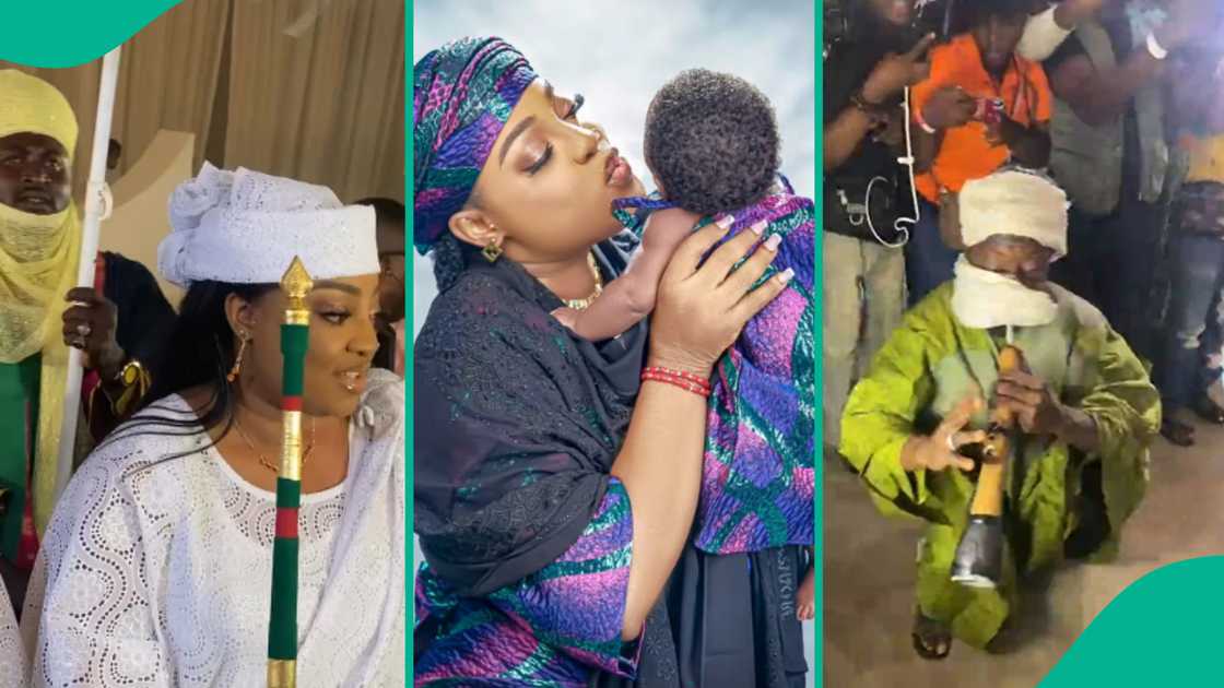 Sotayo Gaga's 2-in-1 party as she celebrates birthday and child's naming ceremony. Sotayo Gaga's 2-in-1 party as she celebrates birthday and child's naming ceremony.