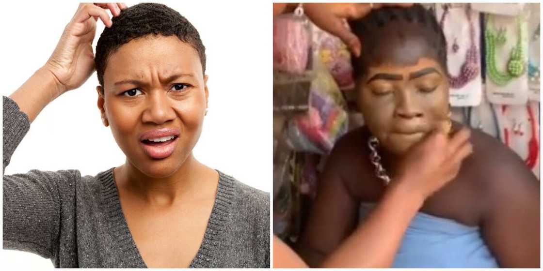 Photos of stock image and a lady getting made up. Photos of stock image and a lady getting made up.