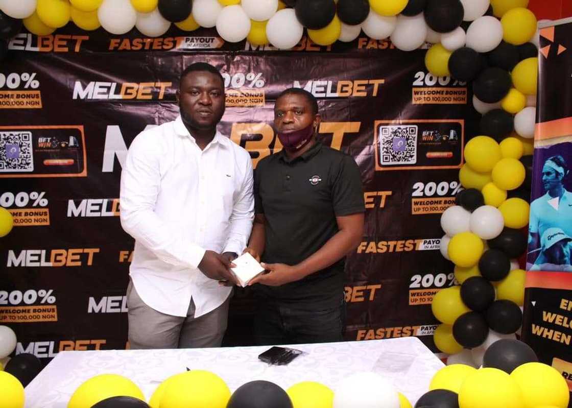 Melbet: Apple AirPod winner Donatus Melbet: Apple AirPod winner Donatus