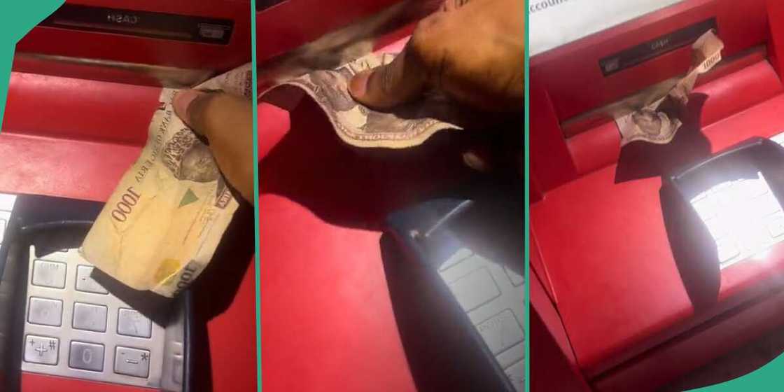 The moment N1k got stuck in ATM. The moment N1k got stuck in ATM.