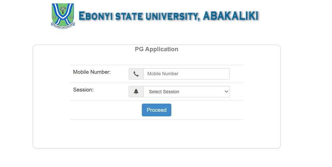EBSU postgraduate log in portal EBSU postgraduate log in portal